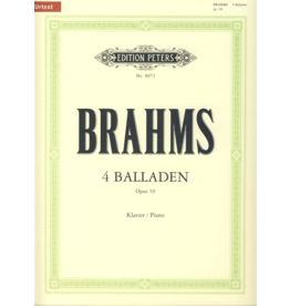 Edition Peters Brahms - 4 Ballades Op.10