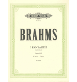 Edition Peters Brahms - 7 Fantasies Op.116