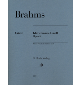 Henle Urtext Editions Brahms - Piano Sonata in F-Sharp Minor, Op. 2