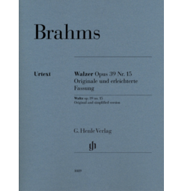 Henle Urtext Editions Brahms - Waltz Op. 39 No. 15 Original & Simplified Version
