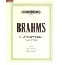 Edition Peters Brahms Piano Works Vol. 1: Sonatas