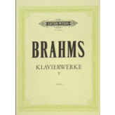 Edition Peters Brahms Piano Works Vol.5: Miscellaneous Works