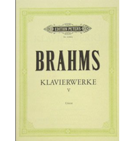 Edition Peters Brahms Piano Works Vol.5: Miscellaneous Works