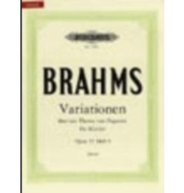 Edition Peters Brahms Variations on a Theme by Paganini (Complete) Op. 35