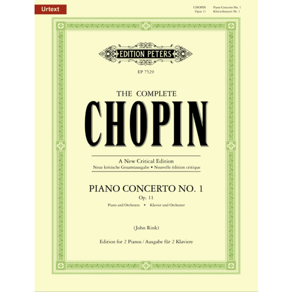 Edition Peters Chopin - Piano Concerto No. 1 in E-minor, Op. 11