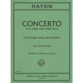 International Music Company (IMC) Haydn - Concerto in G Major, Hob. XVIII: No. 4 for Piano & Orchestra