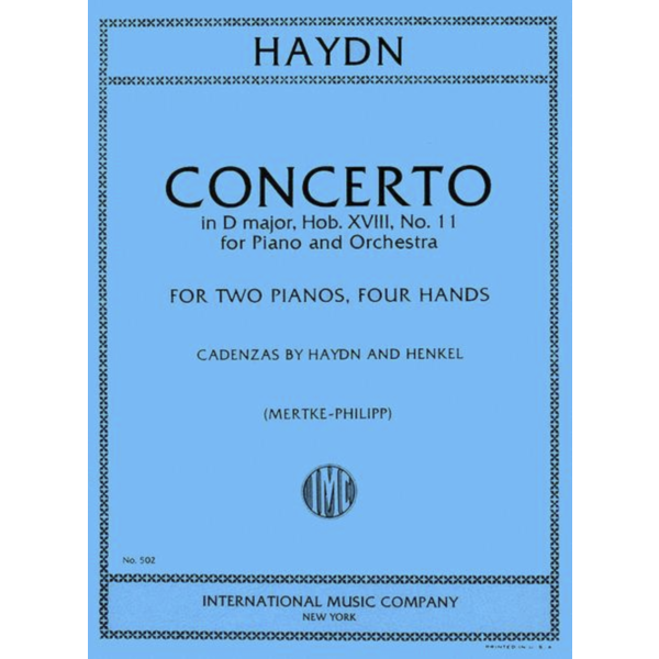 International Music Company (IMC) Haydn - Concerto in D Major, Hob. XVIII: No. 11