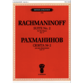 Edition Jurgenson Jurgenson Edition - Rachmaninoff - Suite No. 2 for Two Pianos Op. 17