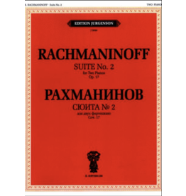 Edition Jurgenson Jurgenson Edition - Rachmaninoff - Suite No. 2 for Two Pianos Op. 17