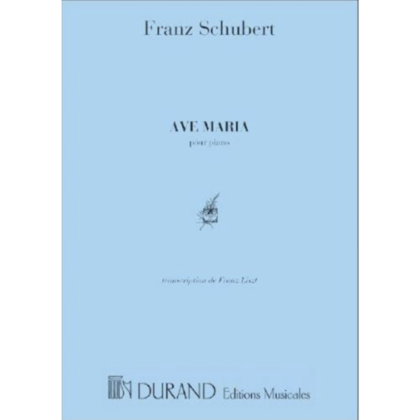 Editions Durand Schubert - Ave Maria