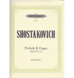 Edition Peters Shostakovich - Prelude & Fugue Op.87 No.11 in B