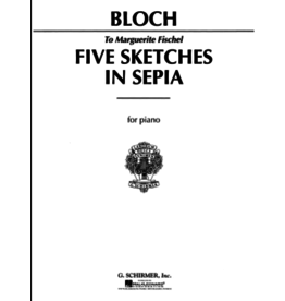 Schirmer Bloch - 5 Sketches in Sepia