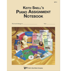 Kjos Keith Snell's Piano Assignment Notebook