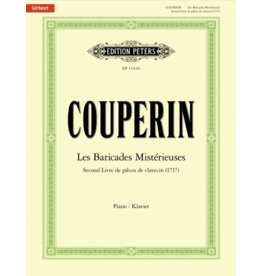 Edition Peters Couperin - Les Baricades Mistérieuses