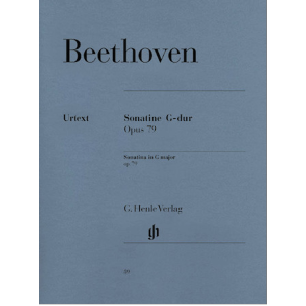 Henle Urtext Editions Beethoven - Piano Sonata (Sonatina) No. 25 in G Major Op. 79