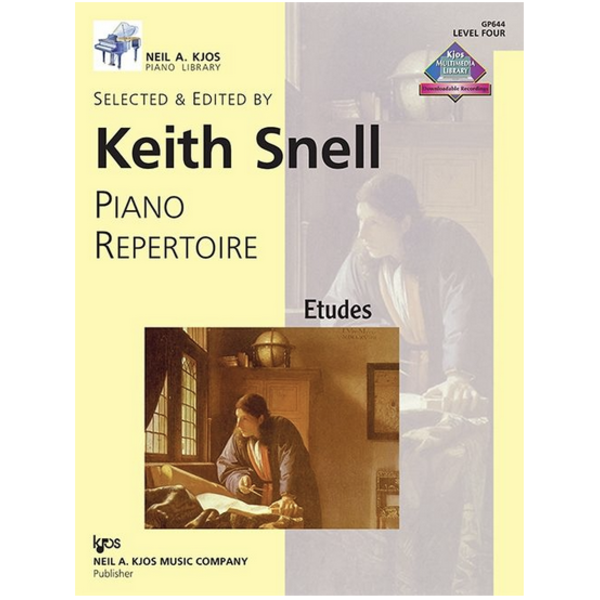 Kjos Keith Snell Piano Repertoire: Etudes, Level 4