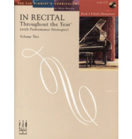 FJH In Recital Throughout the Year (with Performance Strategies) Volume Two, Book 1