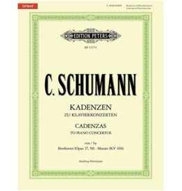 Peters Cadenzas to Piano Concertos by Beethoven (Opus 37, Opus 58) and Mozart (K466)