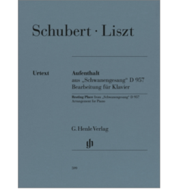 Henle Urtext Editions Schubert-Liszt - Resting Place from Schwanengesang, D957