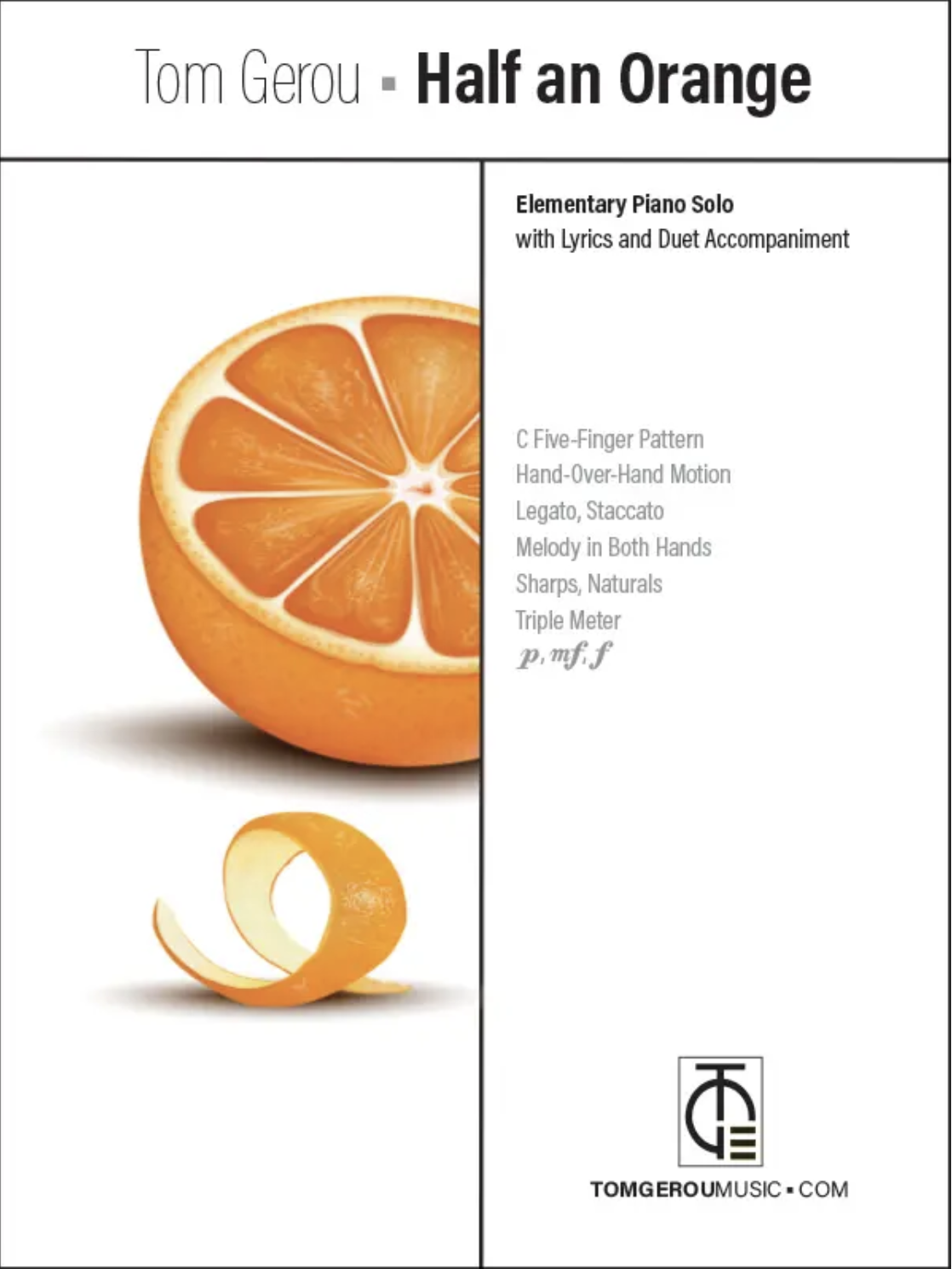 Gerou - Half an Orange - PianoWorks, Inc