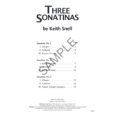 Kjos Snell - Three Sonatinas (NFMC)