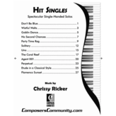 Piano Pronto Ricker - Hit Singles