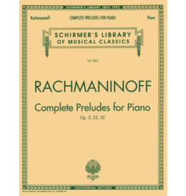 G. Schirmer, Inc. Rachmaninoff - Complete Preludes, Op. 3, 23, 32 (NFMC)