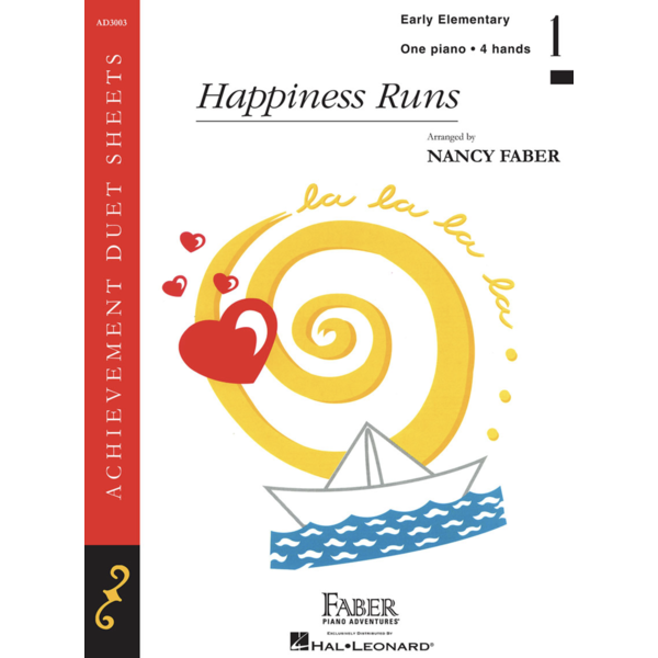 Faber Piano Adventures Faber - Happiness Runs (1p, 4h; NFMC)