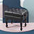 Hidrau Tokyo Premium Hydraulic Black Leather Artist Bench