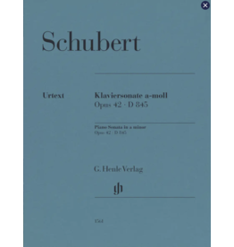 Henle Urtext Editions Schubert - Piano Sonata in A Minor, Op. 42, D. 845