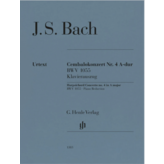 Henle Urtext Editions Bach - Harpsichord Concerto No. 4 in A Major (2p, 4h)