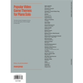 Hal Leonard Popular Video Game Themes for Piano Solo