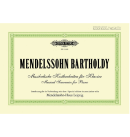 Edition Peters Mendelssohn-Bartholdy - Musical Souvenirs for Piano