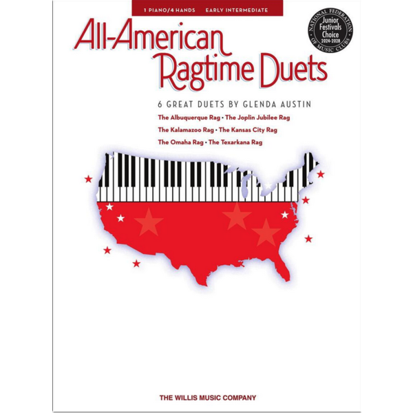 Willis Music Austin - All-American Ragtime Duets (NFMC)