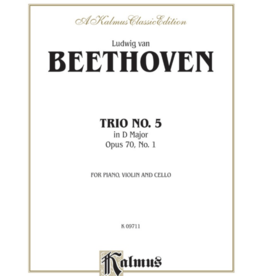 Kalmus Beethoven - Piano Trio No. 5, Opus 70 No. 1 in D Major