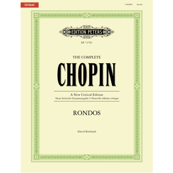 Edition Peters Chopin - Rondos (A New Critical Edition)