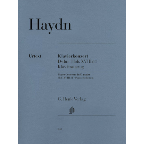 Henle Urtext Editions Haydn - Concerto for Piano and Orchestra D Major Hob.XVIII:11