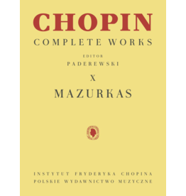 Hal Leonard Chopin - Mazurkas - Complete Works, Volume X (ed. Paderewski)
