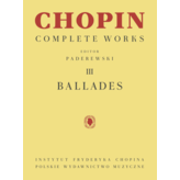 Hal Leonard Chopin - Ballades - Complete Works, Volume III (ed. Paderewski)