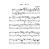 Hal Leonard Chopin - Ballades - Complete Works, Volume III (ed. Paderewski)