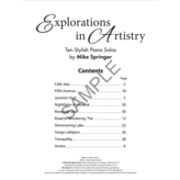 Kjos Springer - Explorations in Artistry, Late Intermediate