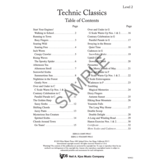 Kjos Bastien - Technic Classics, Level 2