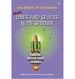 Kjos THEORY BOOSTERS: MORE LINES AND SPACES NOTE SPELLER