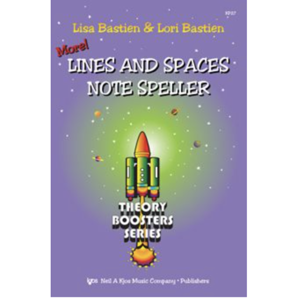 Kjos THEORY BOOSTERS: MORE LINES AND SPACES NOTE SPELLER