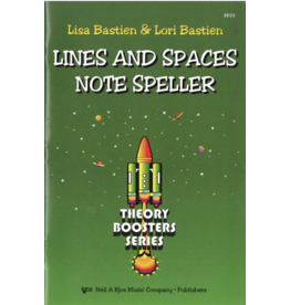 Kjos THEORY BOOSTERS: LINES AND SPACES NOTE SPELLER