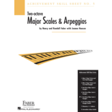 Faber Piano Adventures Achievement Skill Sheet No. 5: Two-Octave Major Scales & Arpeggios