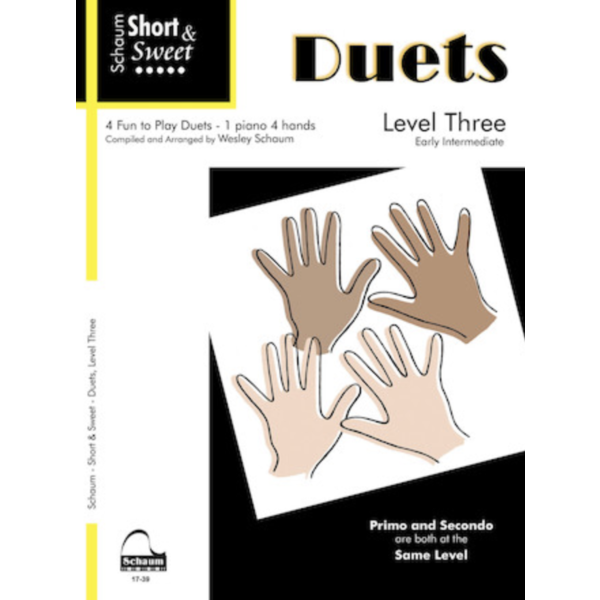 Schaum Short & Sweet Duets, Level 3