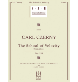 FJH Carl Czerny: School of Velocity, The (Complete), Op. 299