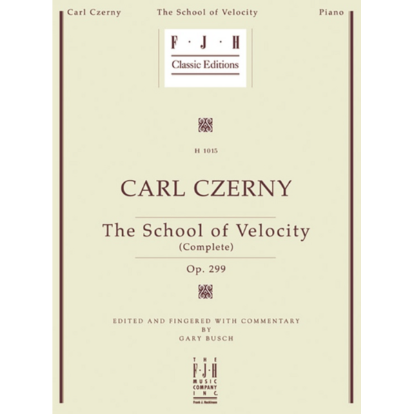 FJH Carl Czerny: School of Velocity, The (Complete), Op. 299