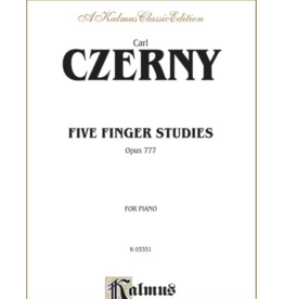 Kalmus Czerny - Five Finger Studies, Op. 777